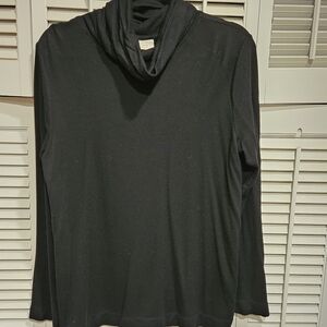 SHEIN Black Cowl Neck Top